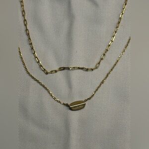 Kendra Scott Gold Two Layered Necklace